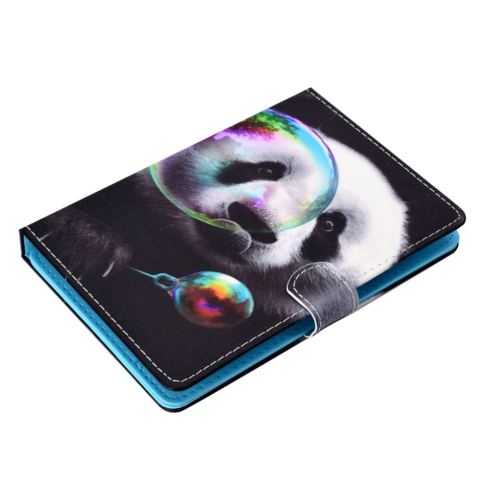 Universal 10 Polegadas Tablet Modelado PU Couro Stand Case Para Ipad 9,7 (2018) / LG G Pad III Etc - Panda Jogando Bolha-6