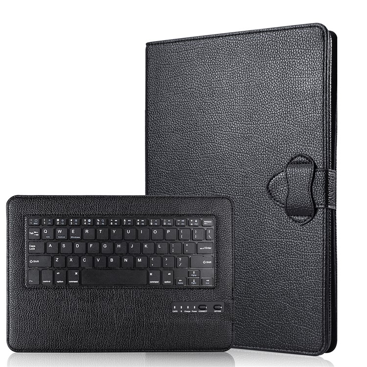 Universal-Lederständerabdeckung Mit Abnehmbarer Bluetooth-Tastatur Für 9 \" - 10 \"Tablet PC-12