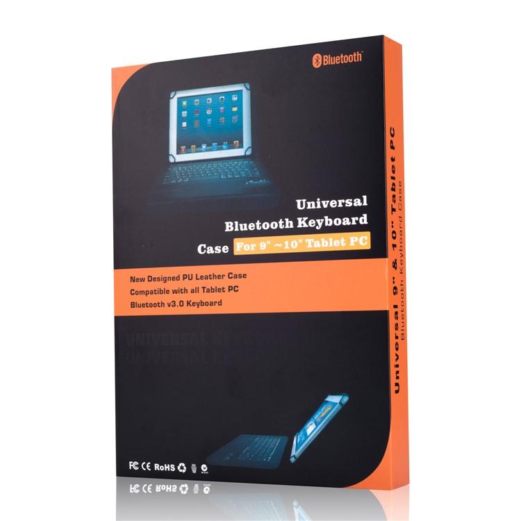 Universal-Lederständerabdeckung Mit Abnehmbarer Bluetooth-Tastatur Für 9 \" - 10 \"Tablet PC-14