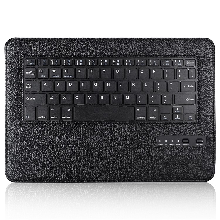 Universal-Lederständerabdeckung Mit Abnehmbarer Bluetooth-Tastatur Für 9 \" - 10 \"Tablet PC-4