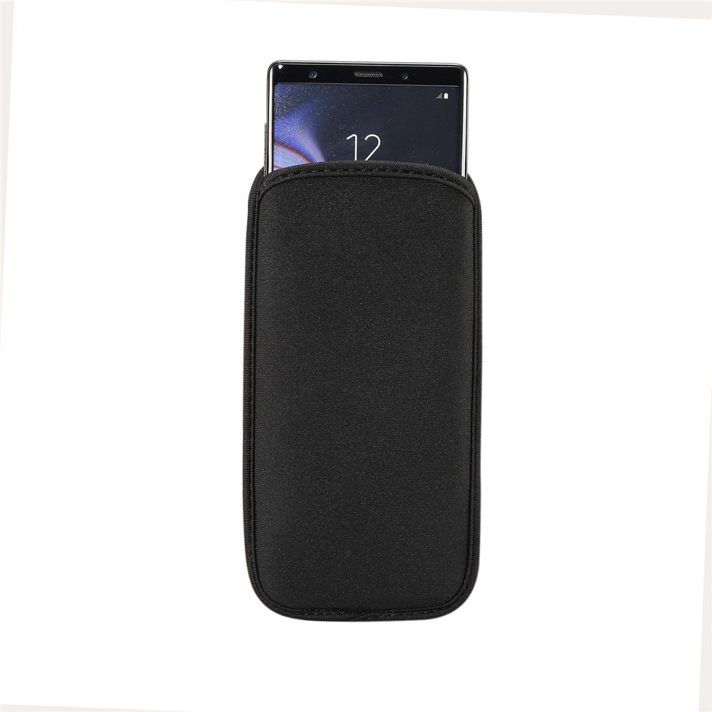 Viagem Macia Do Terno De Mergulho Que Leva O Saco À Prova De Choque Do Armazenamento Para A Galáxia Note9 N960 De Samsung / Nota 8 SM-N950 / Estrela A8 - Preto-1
