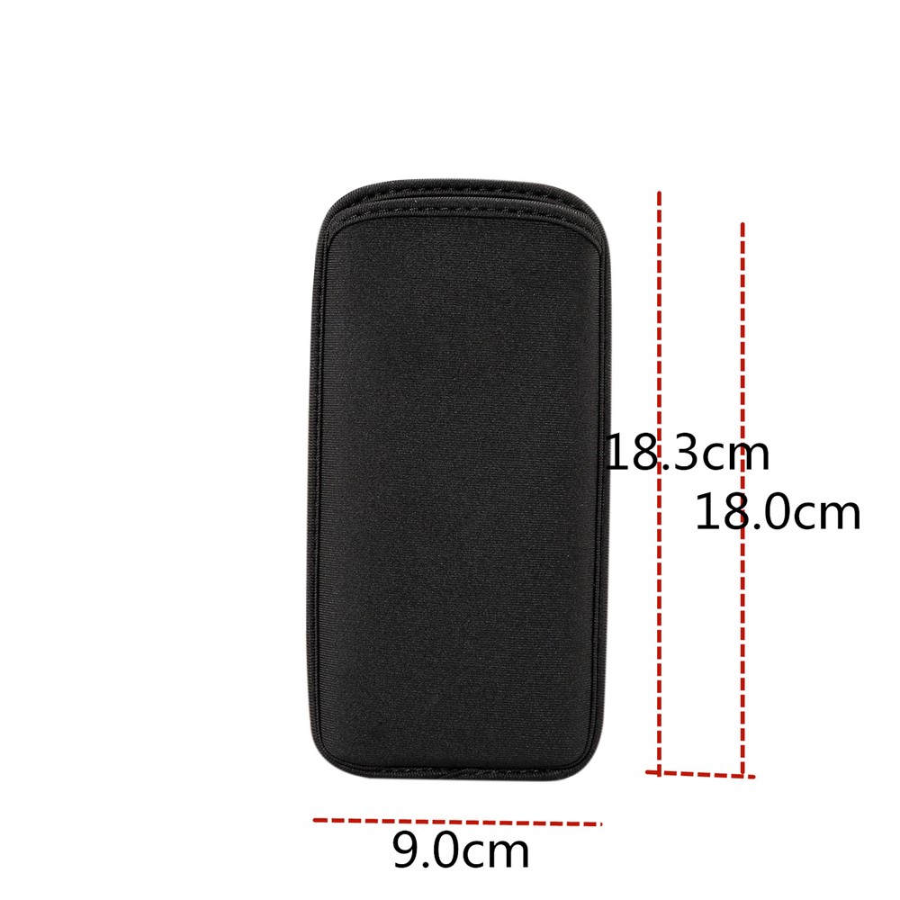 Viagem Macia Do Terno De Mergulho Que Leva O Saco À Prova De Choque Do Armazenamento Para A Galáxia Note9 N960 De Samsung / Nota 8 SM-N950 / Estrela A8 - Preto-6