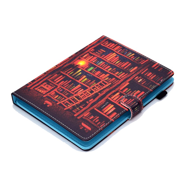 Musterdruck Universal Leder Stand Shell-Hülle Mit Kartensteckplätzen Für 7-Zoll-Tablet-PC - Bücher-5