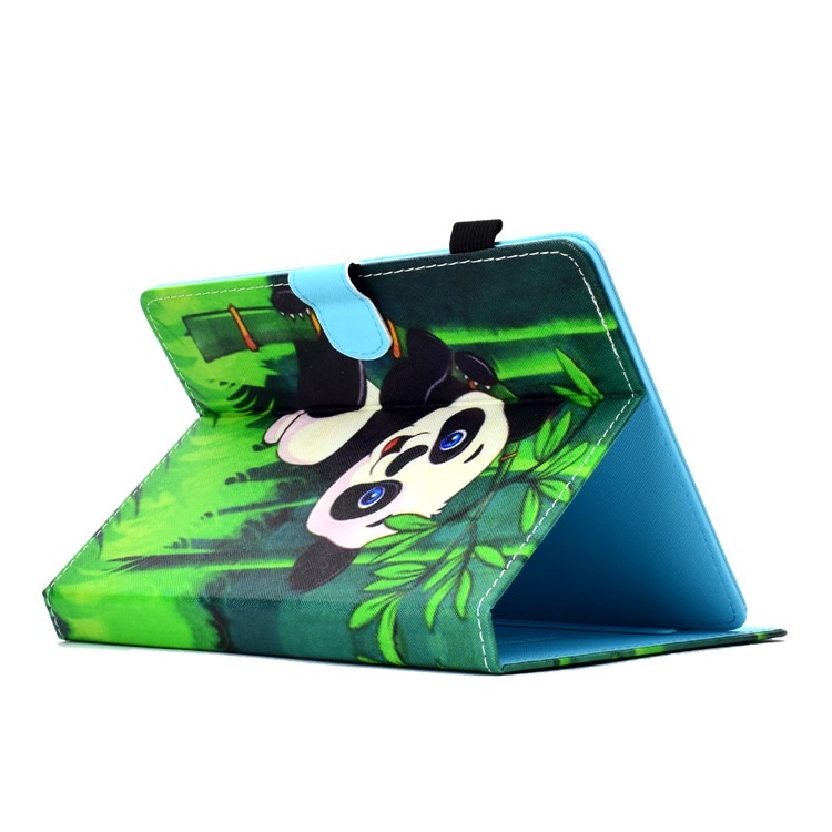 Musterdruck Universal-Magnet-Leder-Standplatz Für 10-Zoll-Tablet-PC - Panda-4