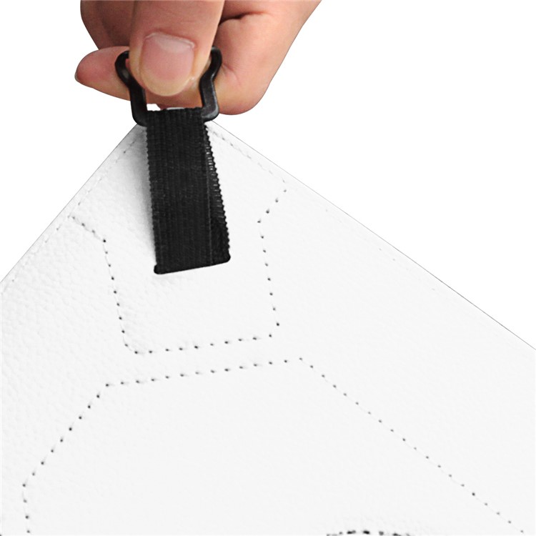 ENKAY Litchi Skin 360 Degree Rotary PU Leather Protection Cover for 8 inch Tablet - White-7