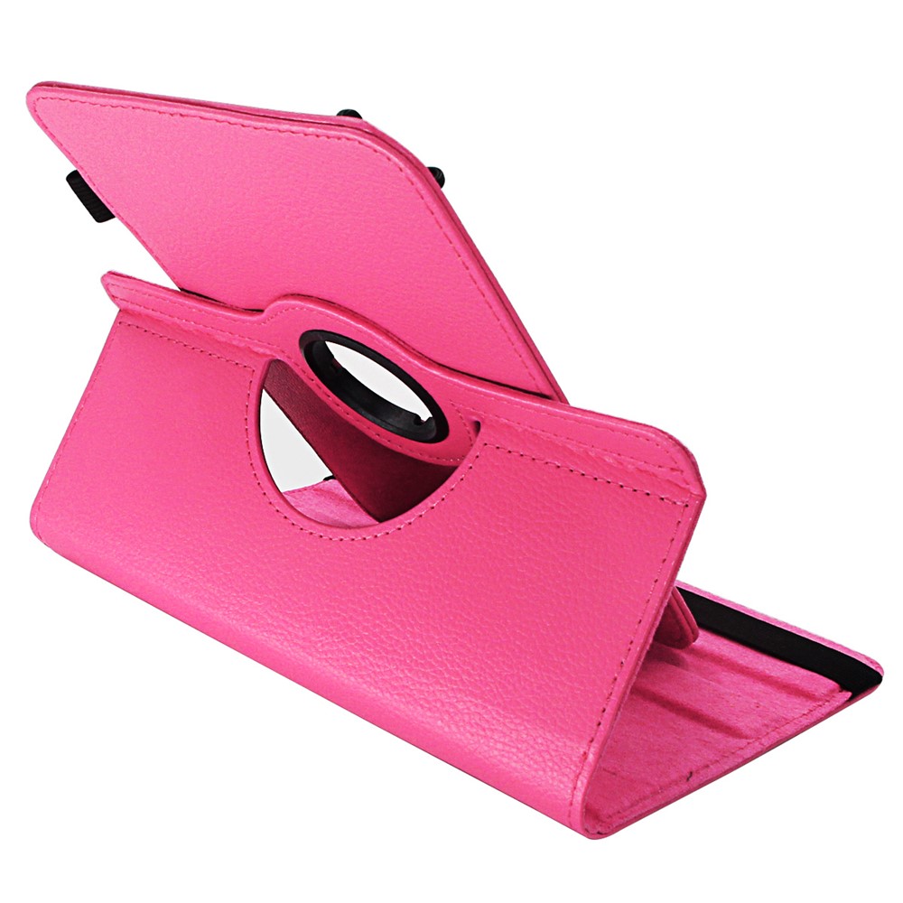 Shell ENKAY In Pelle Rotativa A 360 Gradi In Pelle PU Tablet Per Tablet Da 10 Pollici - Rosa-4