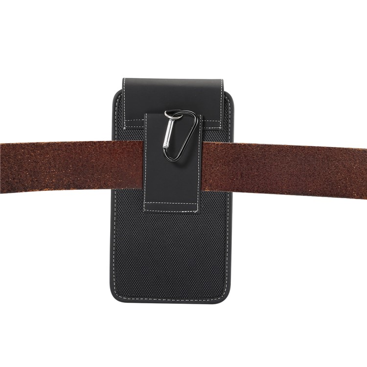 5.5 inch Universal Wear-resistant Oxford Cloth Belt Clip Phone Pouch Case for iPhone Samsung Huawei Etc.-2