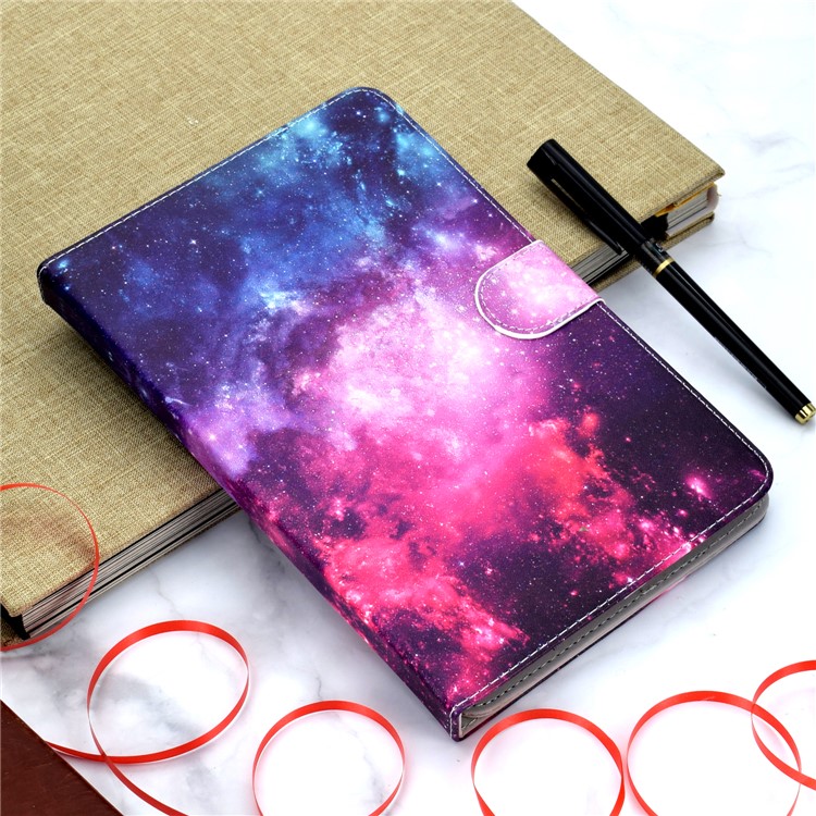 7-inch Universal Patterned Leather Stand Folio Casing for Huawei MediaPad T3 / Galaxy Tab 3 Lite - Galaxy-7