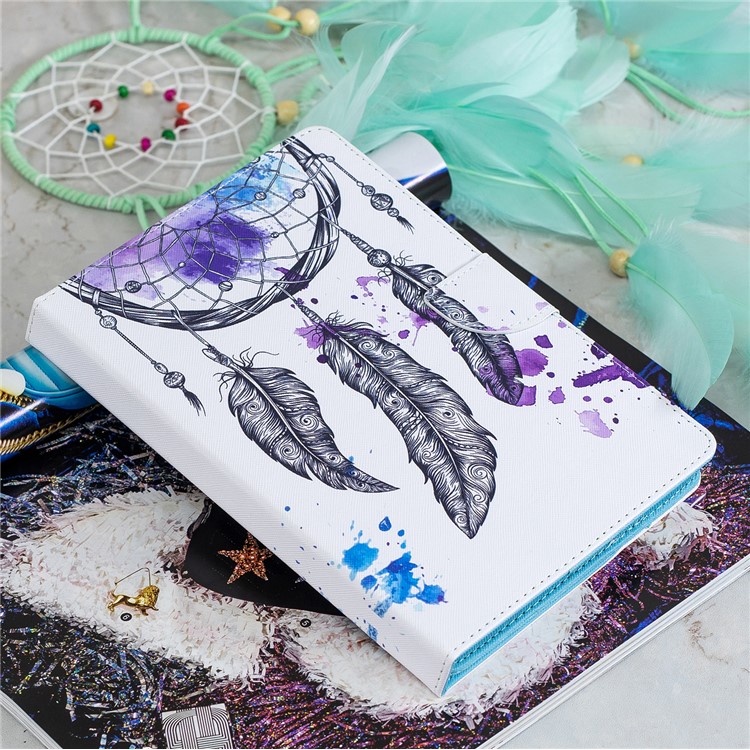 10-inch Universal Patterned Leather Wallet Case for iPad 9.7-inch/Galaxy Tab S2 9.7 Etc - Dream Catcher-10