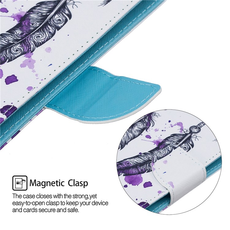 10-inch Universal Patterned Leather Wallet Case for iPad 9.7-inch/Galaxy Tab S2 9.7 Etc - Dream Catcher-6