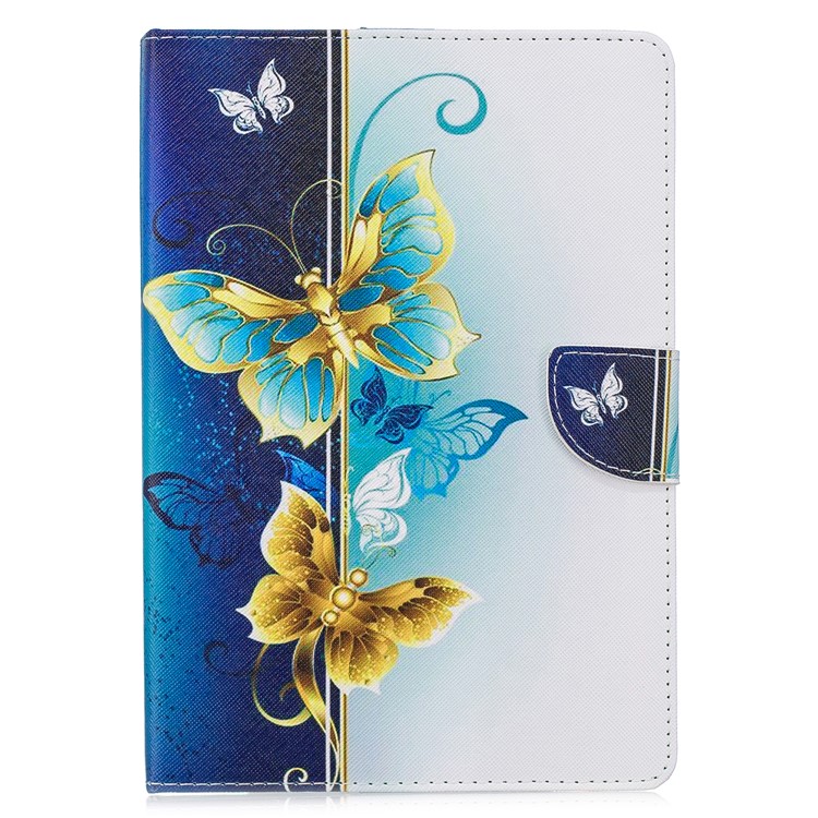 10 Polegadas Universal Carteira De Couro Estampada Para Ipad 9,7 Polegadas / Galaxy Tab S2 9,7 Etc - Borboletas Voadoras-2