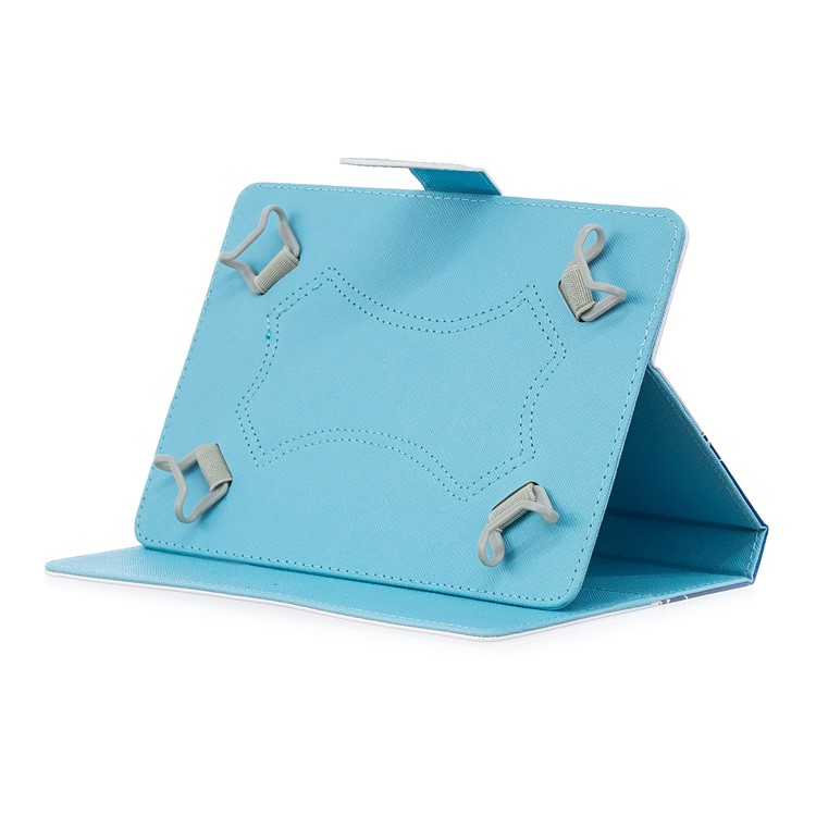 10 Polegadas Universal Carteira De Couro Estampada Para Ipad 9,7 Polegadas / Galaxy Tab S2 9,7 Etc - Borboletas Voadoras-5
