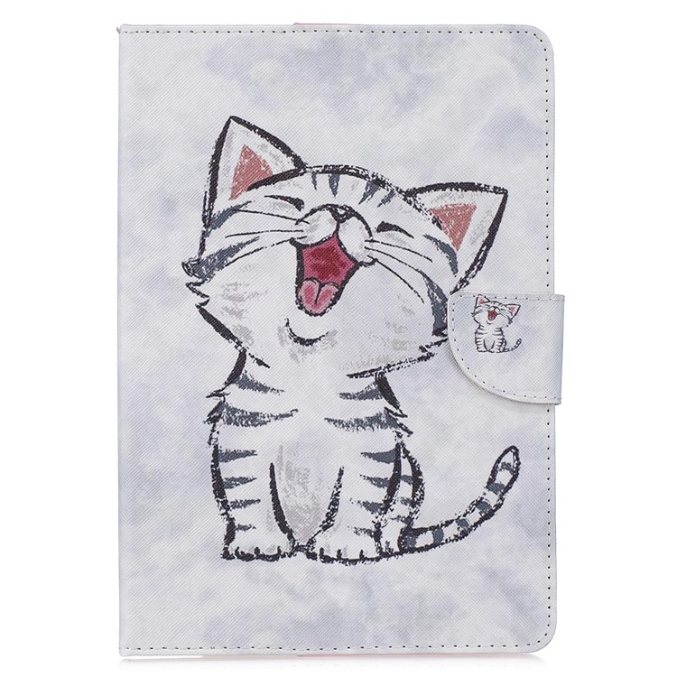 Universal Patterned PU Leather Stand Case for 7-inch Tablet PC - Laughing Cat-2