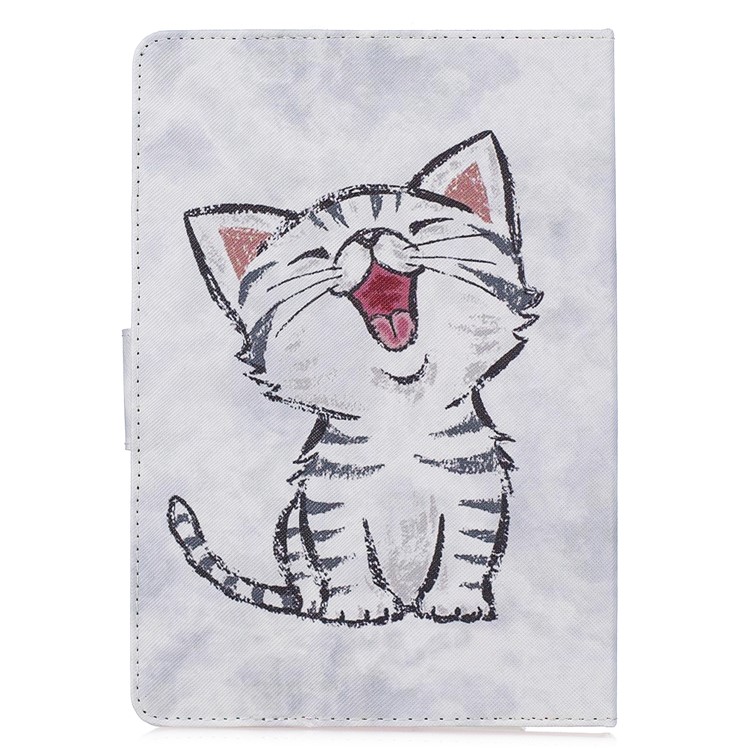 Universal Patterned PU Leather Stand Case for 7-inch Tablet PC - Laughing Cat-3