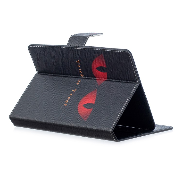 Universal Patterned PU Leather Stand Protective Casing for 8-inch Tablet PC - Trick or Treat-4