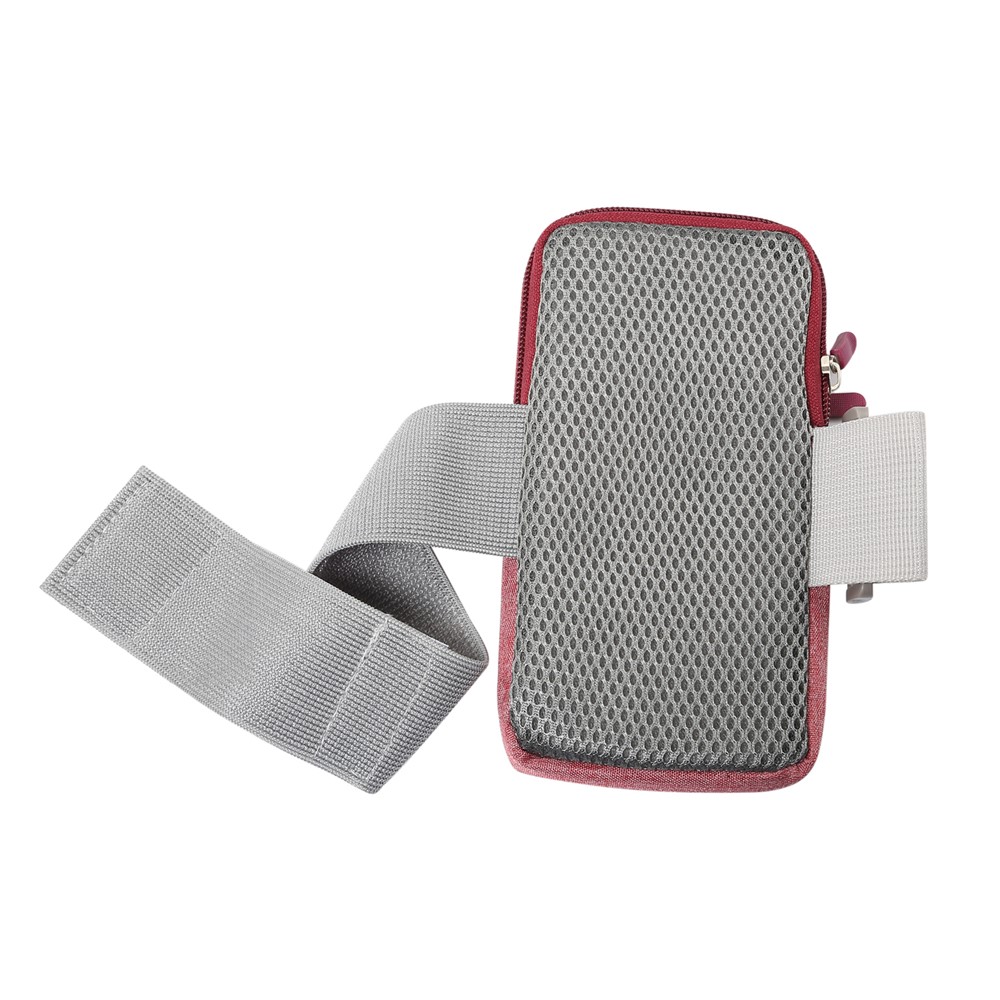 Universal Smartphones Cycling Running Fitness Armband Casing, Size: 18 x 9.5cm - Red-3