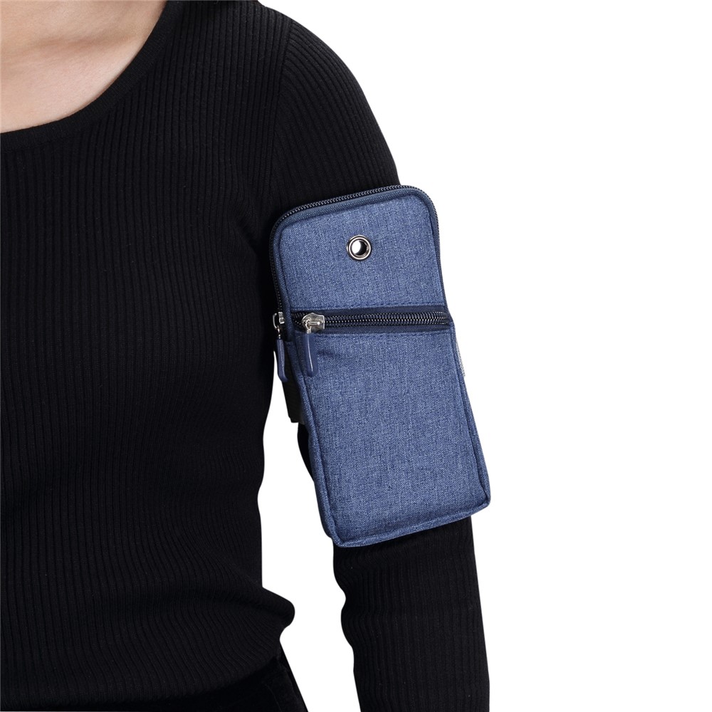 Universal-Smartphones, Die Laufsport-Fitness-Armbinde, Größe: 18 X 9,5 Cm - Blau-6