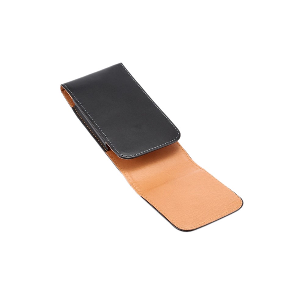 Saco Universal Da Malote Do Telefone Do Couro Do Plutônio Do Caso De 6,3 Polegadas Para Homens, Tamanho: 16,5 X 8,3 X 1,8cm - Preto-6