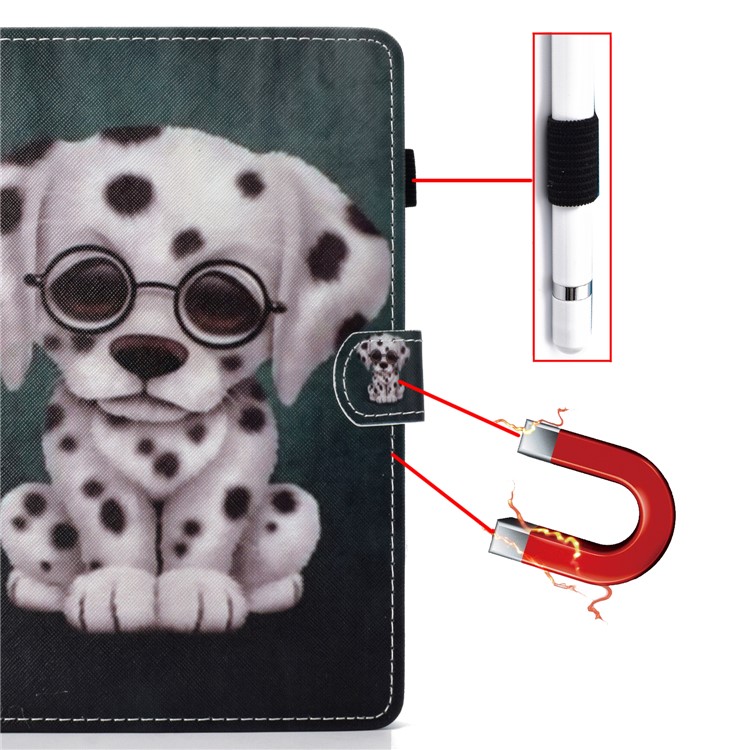 Universal Patterned 8-inch PU Leather Tablet Protective Case for Huawei MediaPad T3 8.0 / Samsung Galaxy Tab A 8.0 etc - Puppy-9