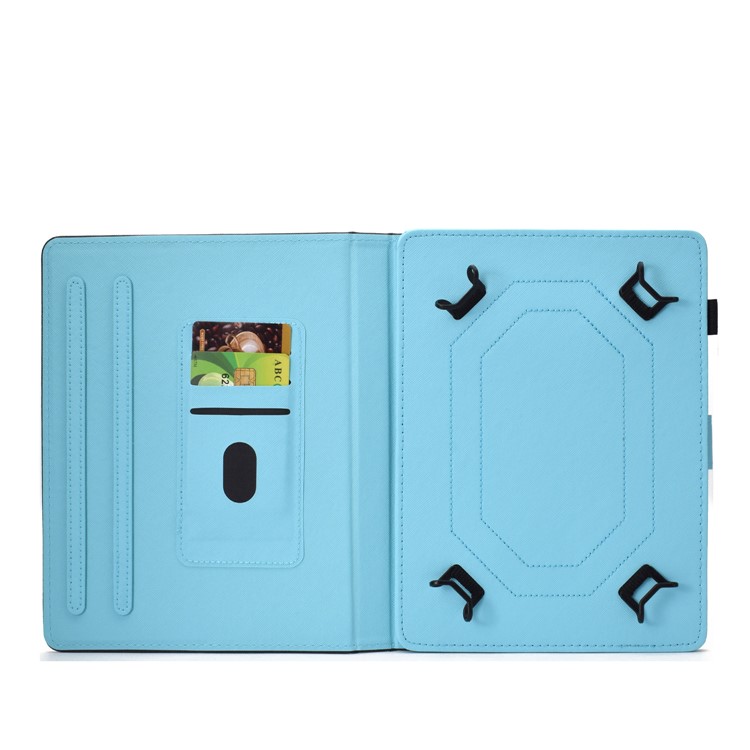 10 Zoll Gemustert Universal Pu-leder Kartenhalter Tablet Case Abdeckung Für Ipad 9.7 (2018) / Lenovo Tab 4 10 Plus - Hund-4