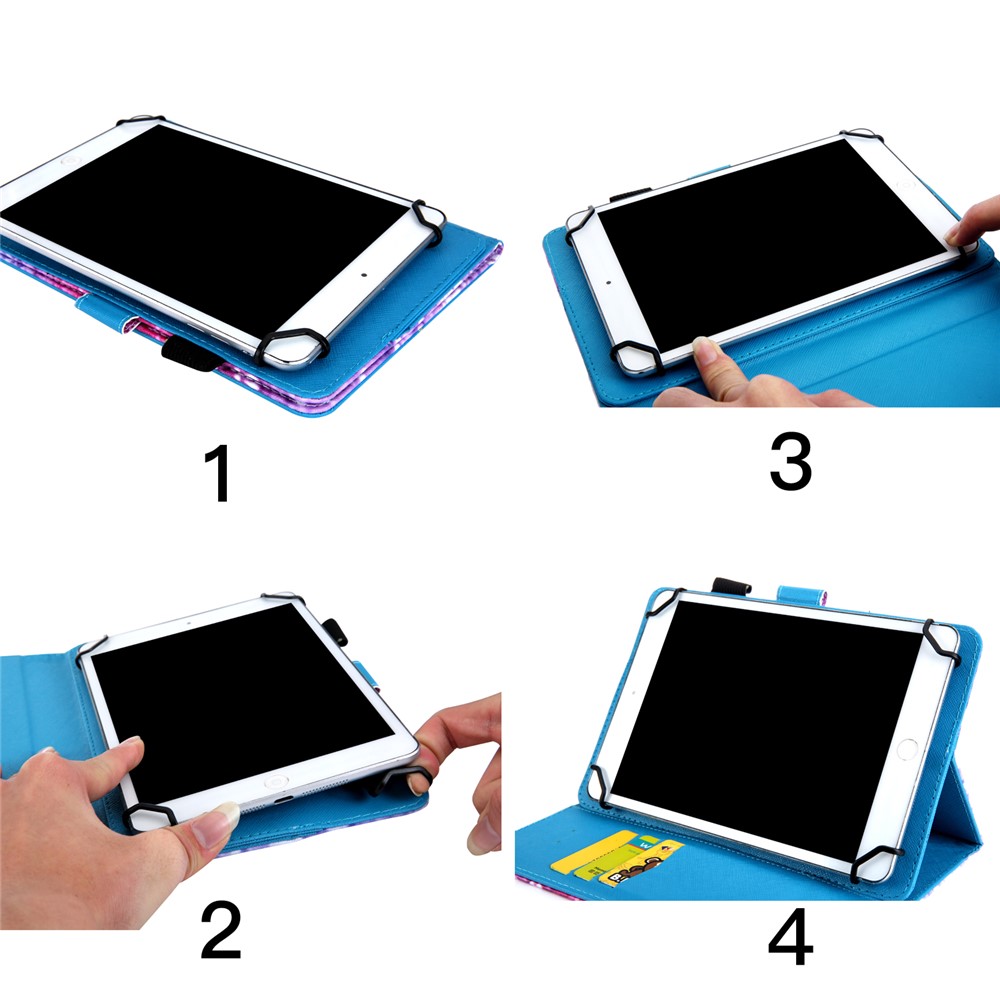 Estuche De Cuero Con Diseño Universal De 10 Pulgadas Para Ipad 9.7-inch / Galaxy Tab S2 9.7 Etc. - Elefante-9
