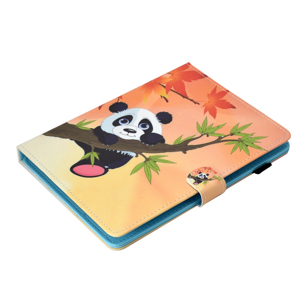 Etui Universel À Cartes En Cuir PU Pour IPad 10.7 (2018) / Samsung Tab S3 9.7 Etc - panda sur l'arbre-7