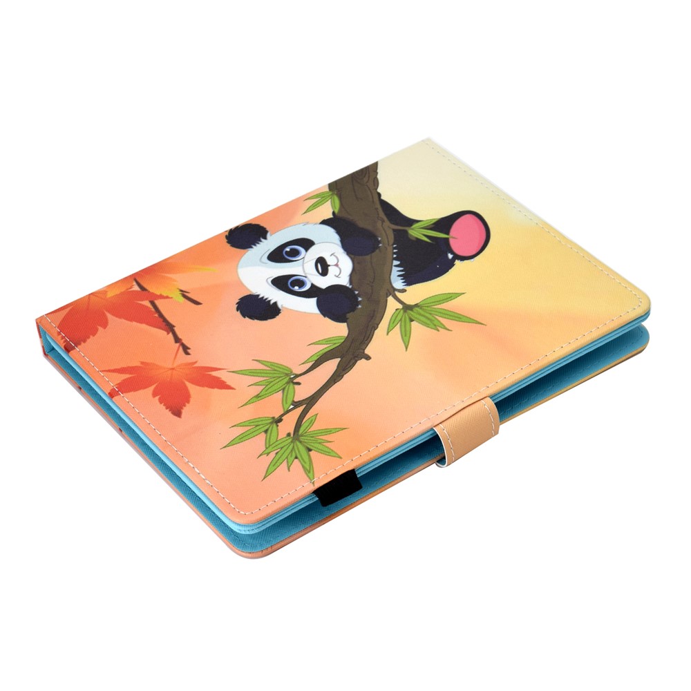 Etui Universel À Cartes En Cuir PU Pour IPad 10.7 (2018) / Samsung Tab S3 9.7 Etc - panda sur l'arbre-8