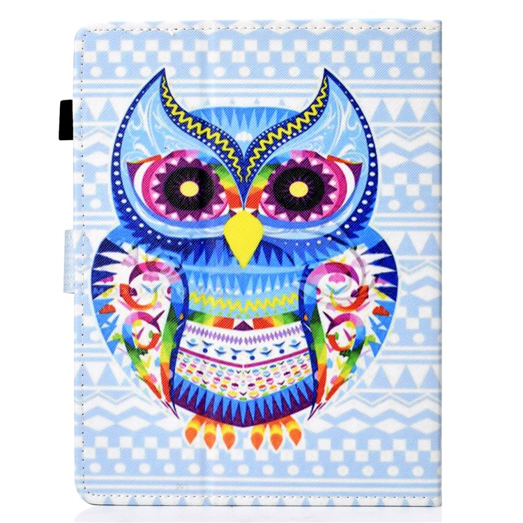 Universal 7-inch Patterned Tablet PU Leather Card Holder Case for Galaxy Tab A 7.0 / Lenovo Tab3 7 Plus etc - Stylish Owl-3