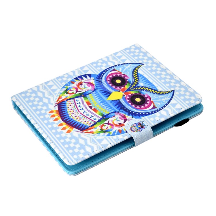 Universal 7-inch Patterned Tablet PU Leather Card Holder Case for Galaxy Tab A 7.0 / Lenovo Tab3 7 Plus etc - Stylish Owl-4