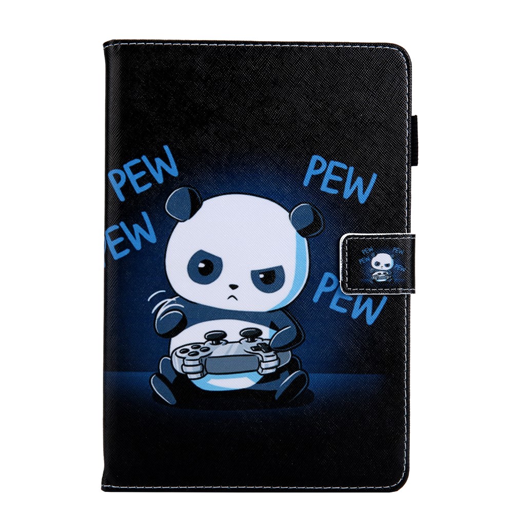 Animal Universel à Motifs de 8 Pouces de Support en Cuir PU Pour Huawei MediaPad T3 8.0 / iPad mini 5, Etc. - Panda