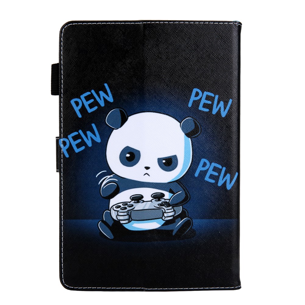 Animal Universel à Motifs de 8 Pouces de Support en Cuir PU Pour Huawei MediaPad T3 8.0 / iPad mini 5, Etc. - Panda