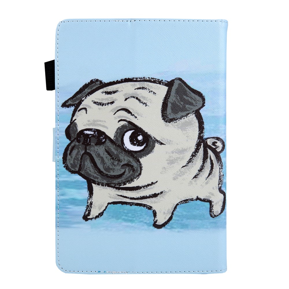 Universal 10-inch Animal Patterned Tablet PU Leather Card Holder Case for iPad 9.7 (2018) / Samsung Tab S3 9.7 etc - Shar Pei-3