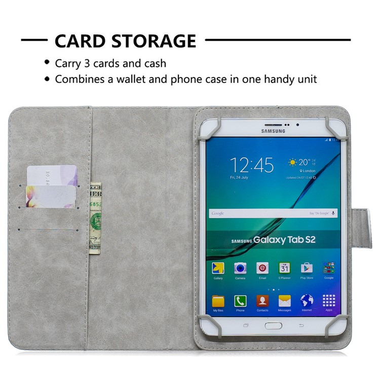 Universal 8 inch Stylish Pattern Leather Case for Samsung Huawei Xiaomi - Unicorn-6