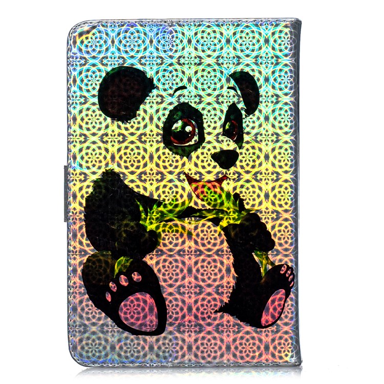 Universal 10-inch Patterned Tablet PU Leather Card Holder Case for iPad 9.7 (2018) / Lenovo Tab 4 10 Plus - Panda-3