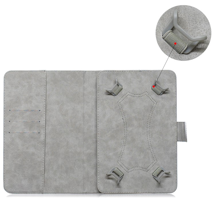 Estuche Universal De 10 Pulgadas Para Tableta De Cuero Con Pu De La Tarjeta Para Ipad 9.7 (2018) / Lenovo Tab 4 10 Plus - Gato Con Corazón-6