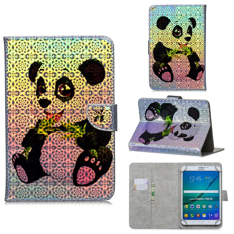 Universal 7 Inch Stylish Pattern Leather Case for Huawei Samsung Asus - Panda-1