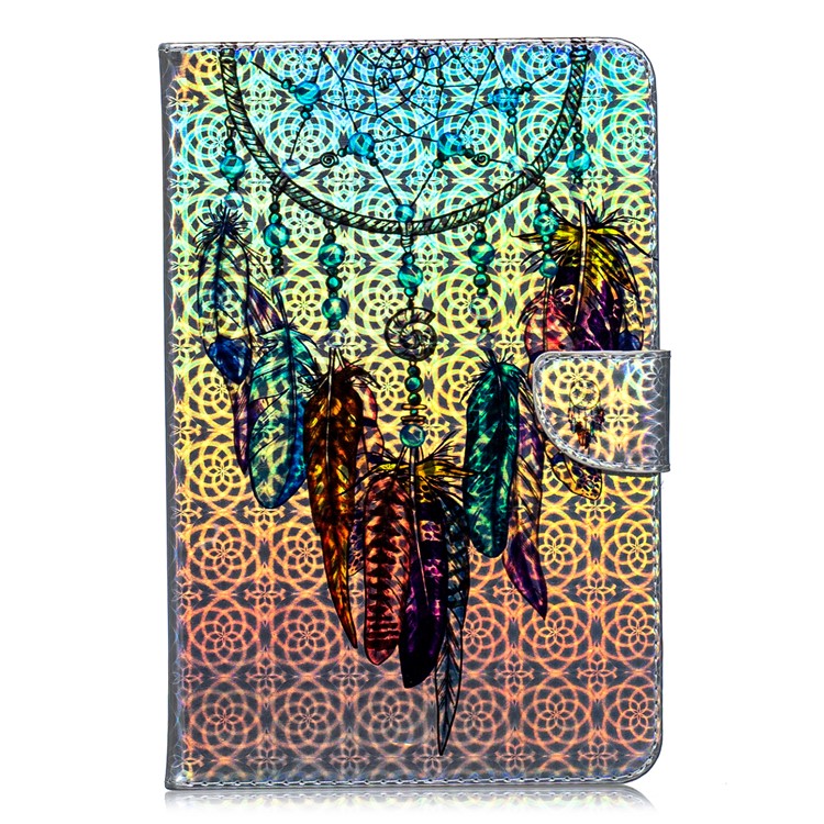 Universal 7 Inch Stylish Pattern Leather Case for Huawei Samsung Asus - Feather Decor-2
