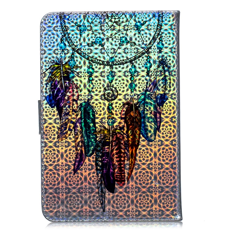 Universal 7 Inch Stylish Pattern Leather Case for Huawei Samsung Asus - Feather Decor-3