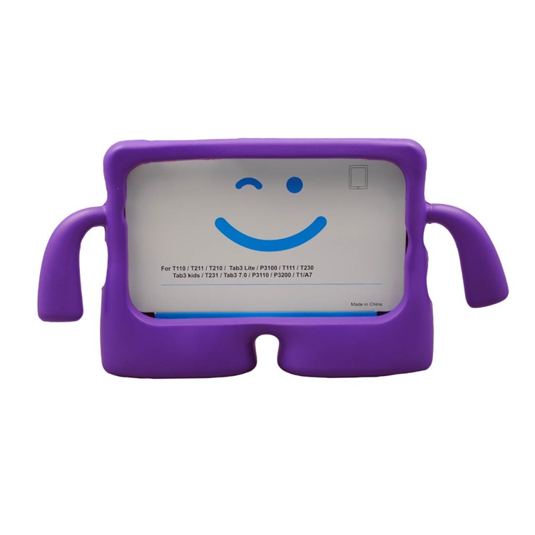 3D Cute Cartoon Kids TV Shockproof EVA Casing for 7 inch Tablet - Purple-1