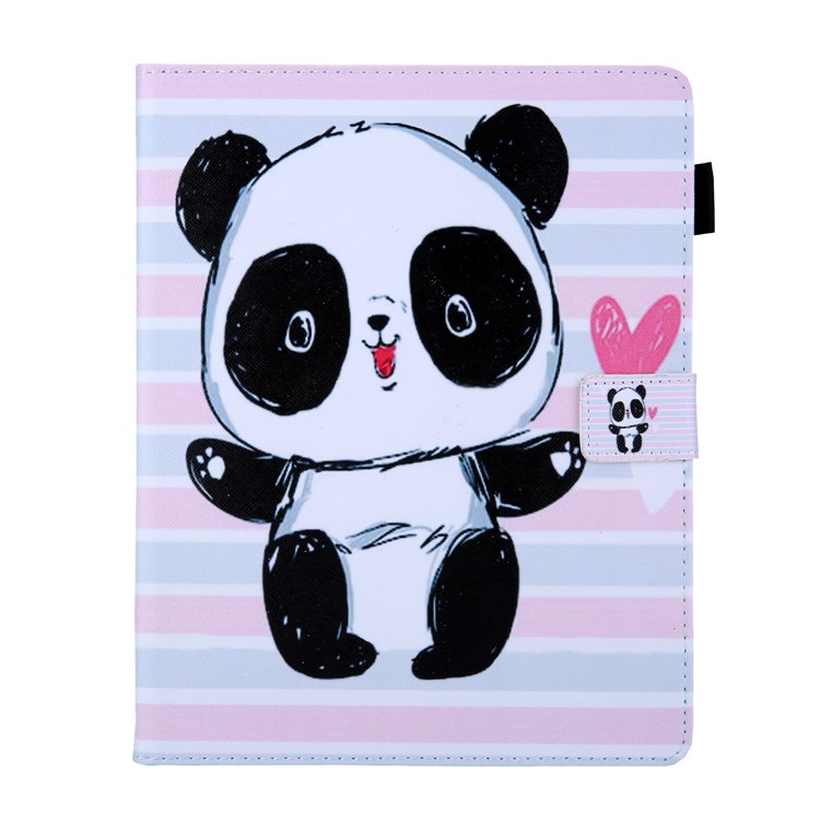 7-Zoll-Universal-gemusterte Leder-Stand-Cover Für Huawei Mediapad T3 / Galaxy Tab 3 Lite - Panda-2