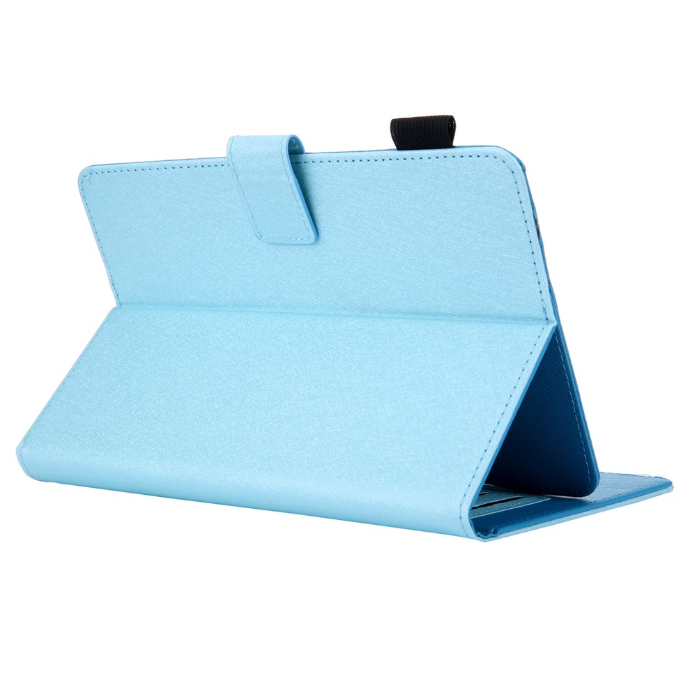 Leather Case Tablet Cover with Card Storage for 10 inch Tablet - Baby Blue-4