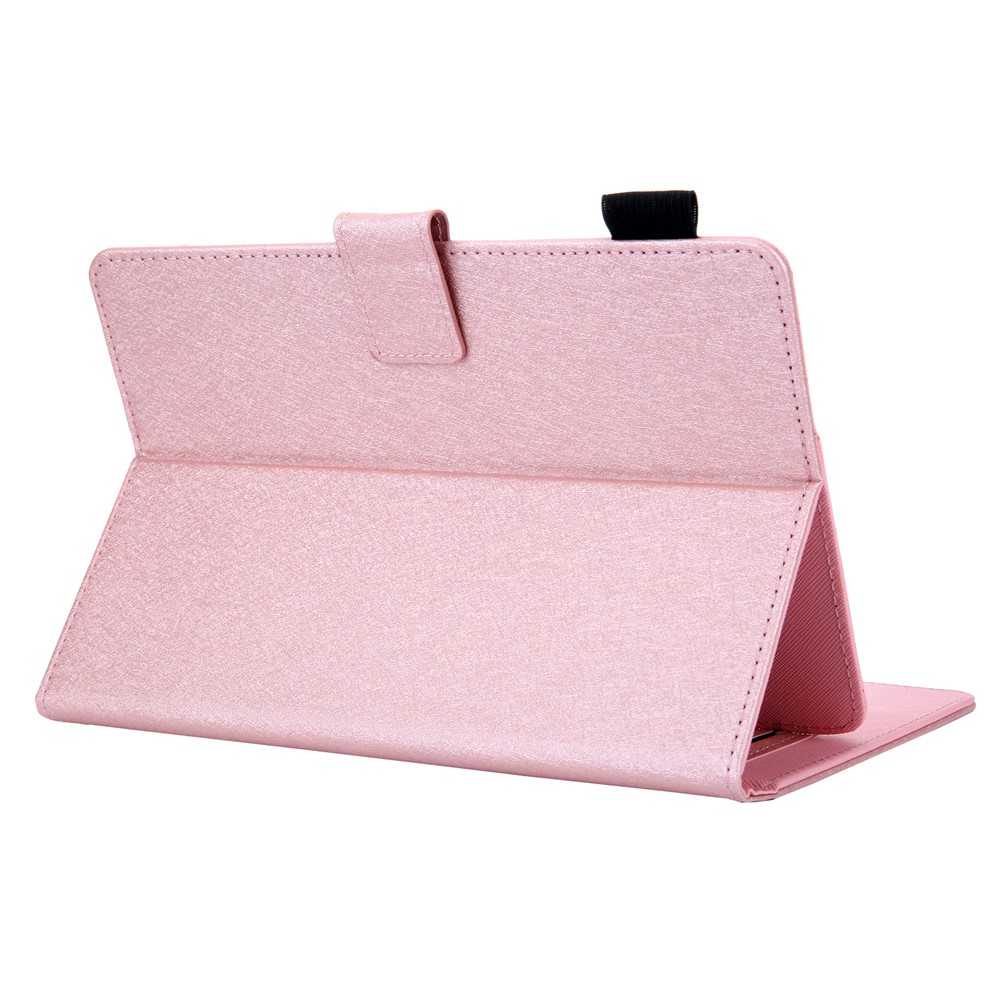 Universal Leather Case Cover with Card Storage for 8 inch Tablet - Pink-3