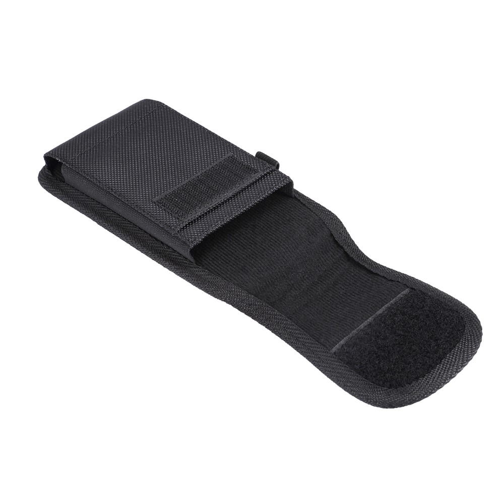 Universal Clip Oxford Cloth Hanging Waist Bag Card Holder Pouch Men Mobile Phone Bag for 5.5 inch Smartphones - Black-7