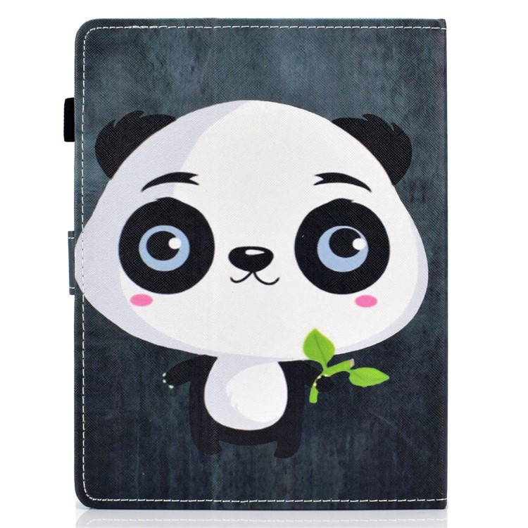 Universal Pattern Printing Card Slots Stand Leather Protective Case for 8-inch Tablet - Cute Panda-3