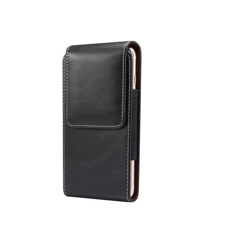 4,7-5,2 Pouces Étui En Cuir De Clip Ceinture Universelle Résistant À L'usure En Cuir Cas Pour Iphone Samsung Huawei Etc.-1