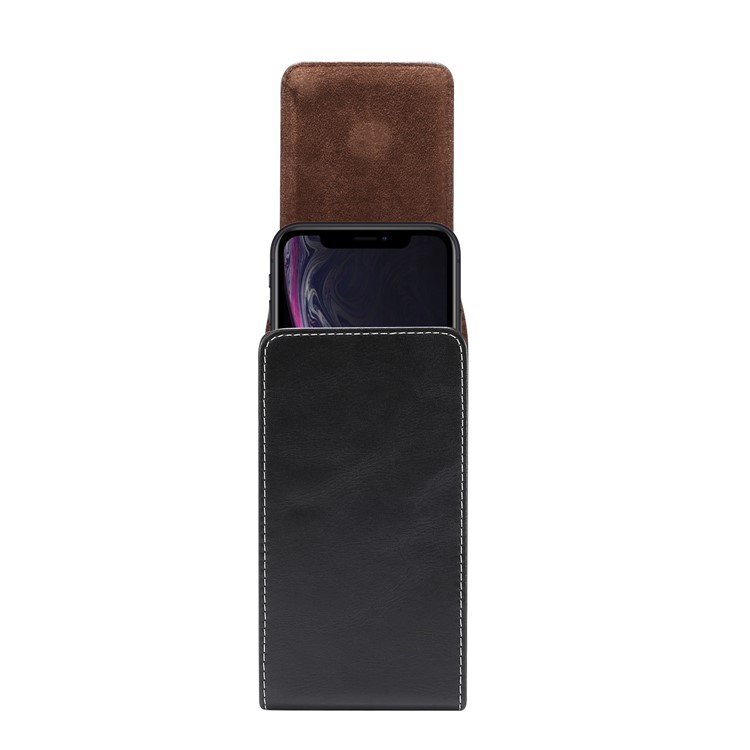 4,7-5,2 Pouces Étui En Cuir De Clip Ceinture Universelle Résistant À L'usure En Cuir Cas Pour Iphone Samsung Huawei Etc.-8