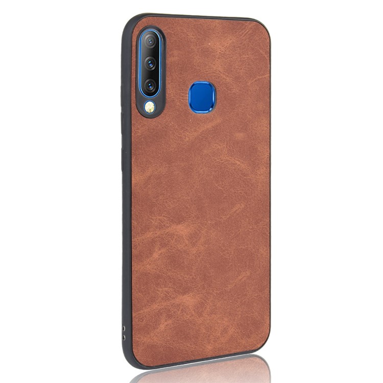 PU Leather Coated TPU Back Phone Casing for Infinix Smart3 Plus X627 - Brown-3