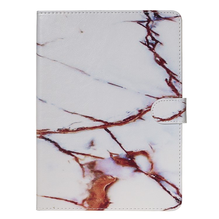 Etui Portefeuille Universel En Cuir Pour PC Tablette 10 Pouces - Marbre Blanc-4