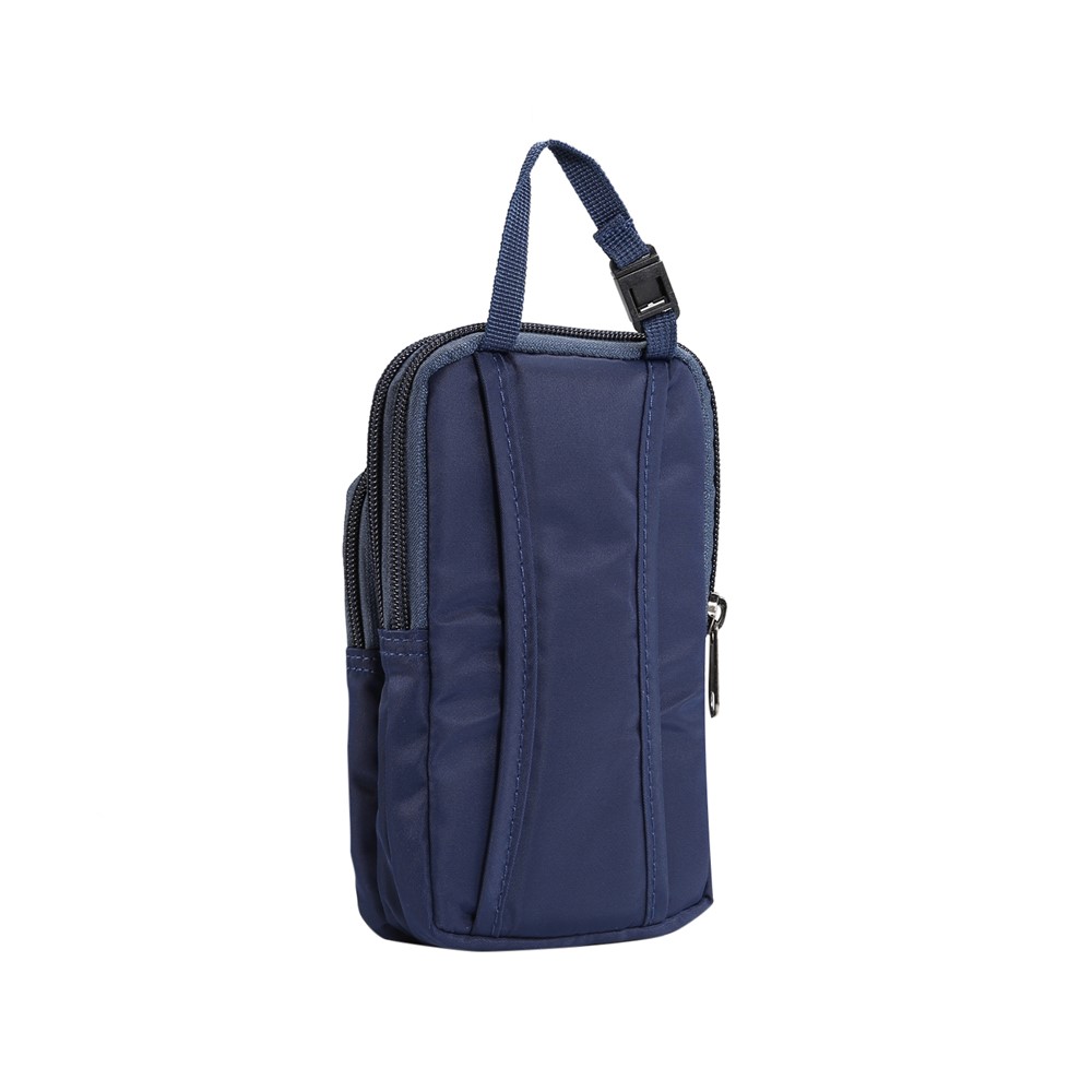 Malote De Nylon Multi-funcional Do Saco Dos Esportes Do Lazer, Tamanho Interno: 17,5 X 10 X 3cm - Azul Marinho-2