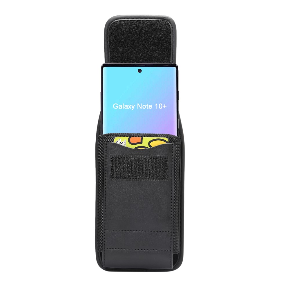 Oxford Tuch Nylon Universal Clip Hängen Gürteltasche Kartenhalter Beutel Männer Handytasche Für 5.5-6.3inch Smartphones - Schwarz-12